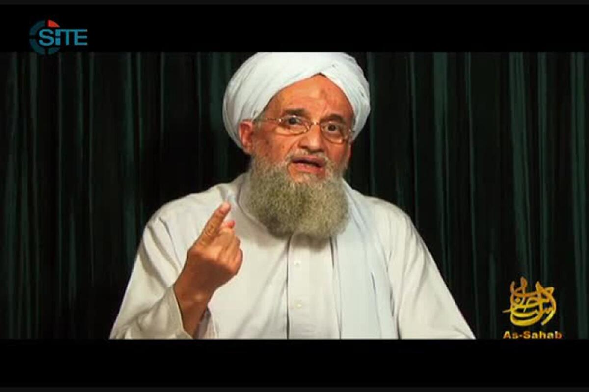 According to some scholars, Osama Bin Laden's successor, Ayman Zawahiri, always thought it was more cost-effective to strike U.S. embassies in the region than to attempt attacks inside the U.S. Above: Zawahiri is seen speaking in a video in 2012.