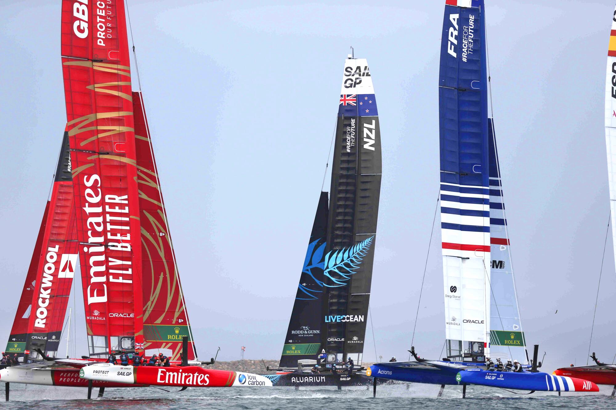 Oracle Los Angeles Sail Grand Prix at the Port of Los Angeles was held on Saturday 