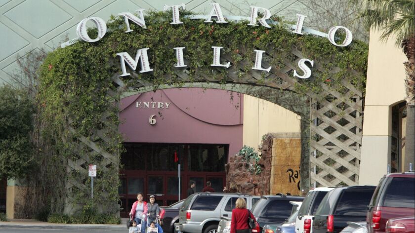 A file photo of the exterior of Ontario Mills Mall. A fight Saturday at the mall led to inaccurate reports of an active shooter. Officers evacuated the mall as a precaution.