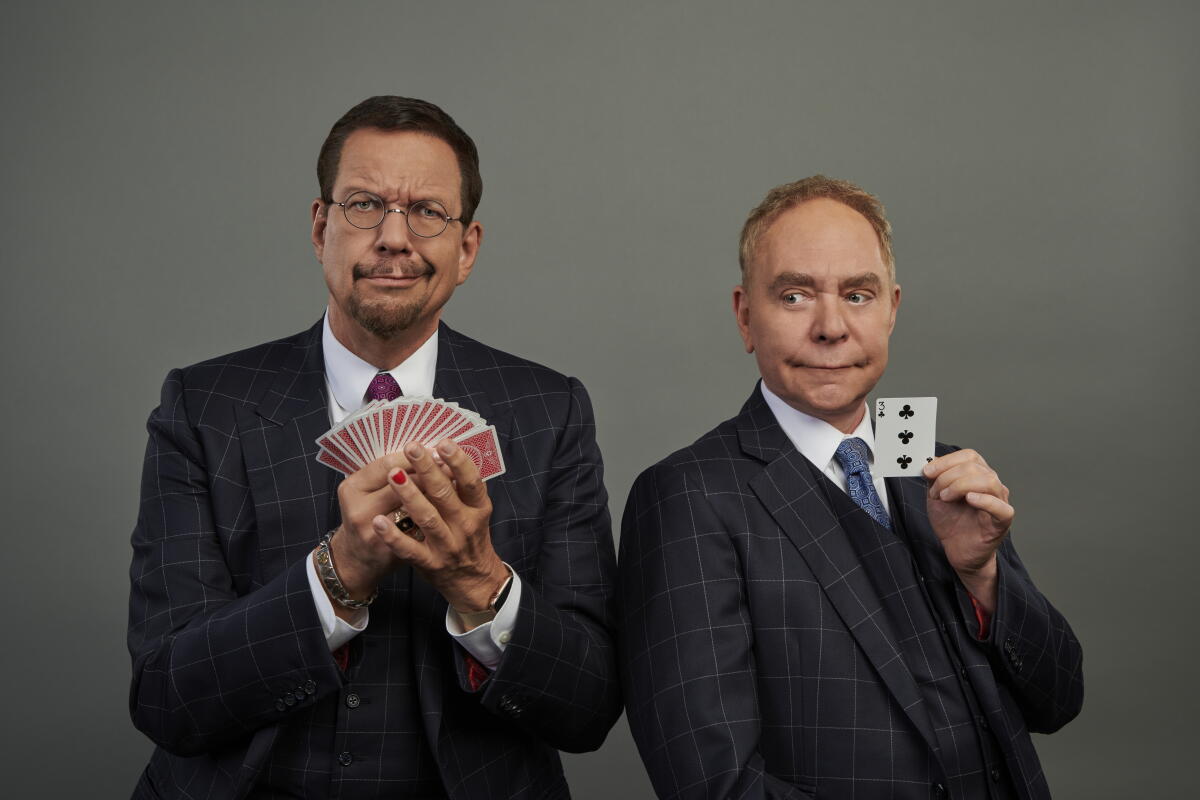 How do Penn and Teller, who 'hate nostalgia,' keep their comedy and magic show fresh after 50 years?