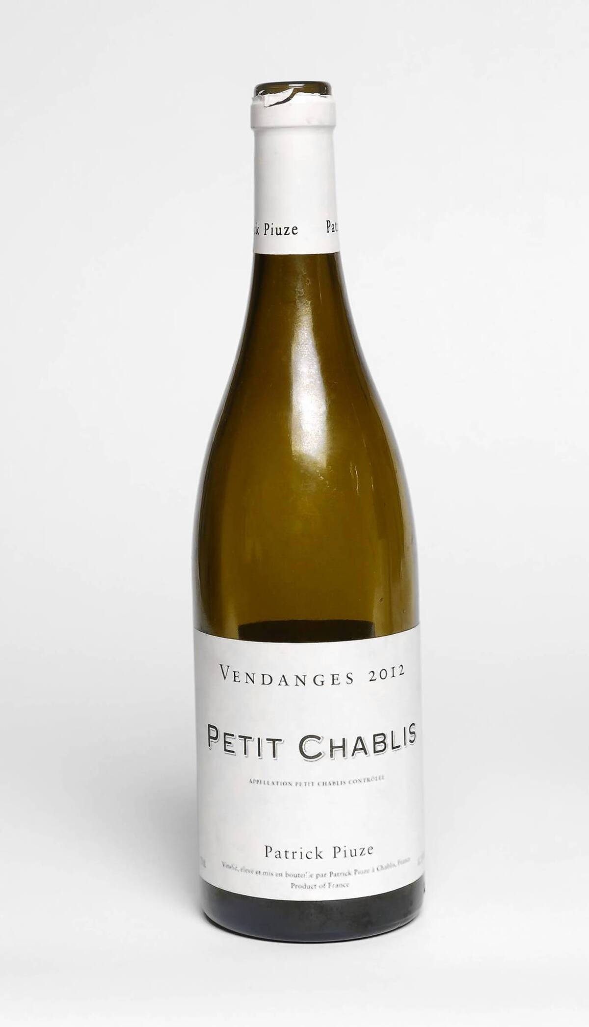 2012 Patrick Piuze Petit Chablis.