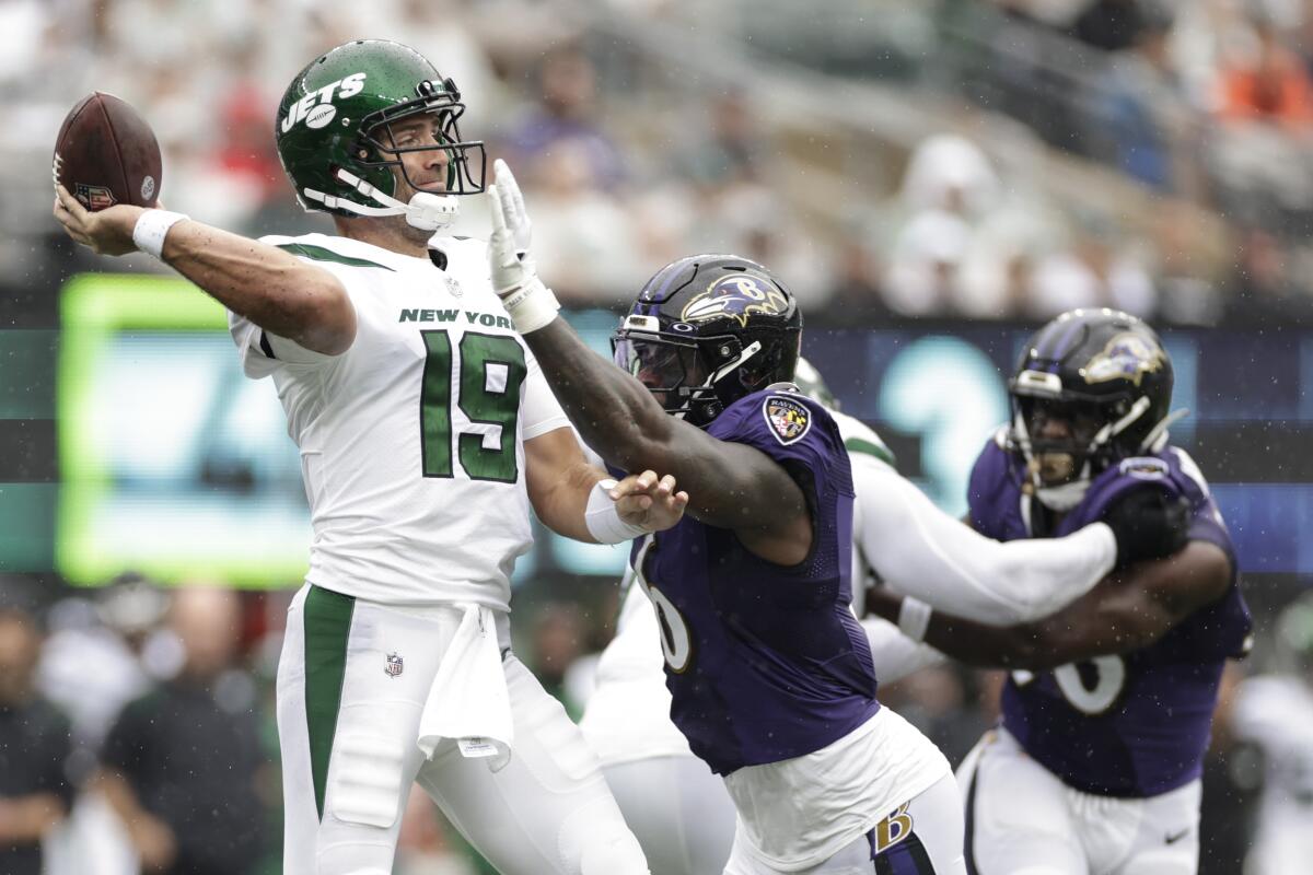 Flacco to start again for Jets in Week 2 at Browns - The San Diego  Union-Tribune
