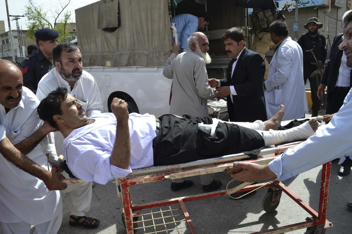 Pakistan hospital bombing