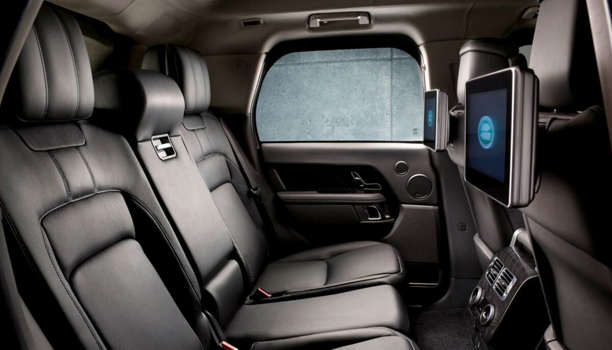 Interior of the 2020 Range Rover Sentinel