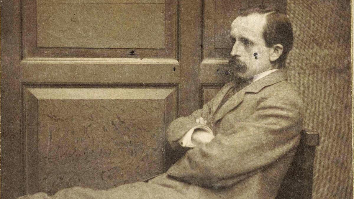 J.M. Barrie, author of "Peter Pan," the classic tale of the boy who refused to grow up.