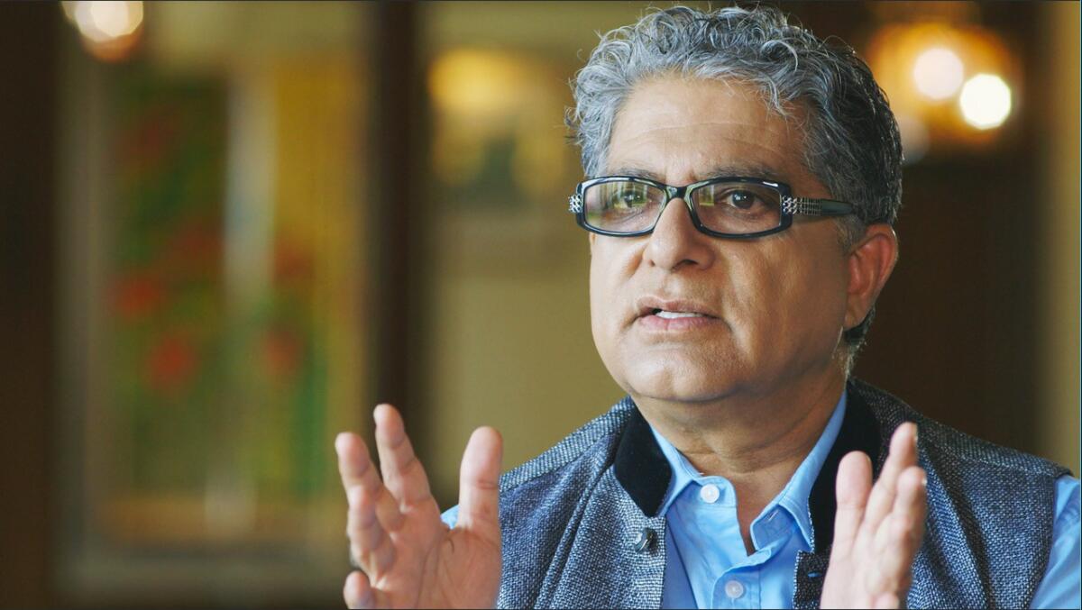 Deepak Chopra is one of many experts interviewed about the mind-body connection in an upcoming documentary "Heal." (Heal)