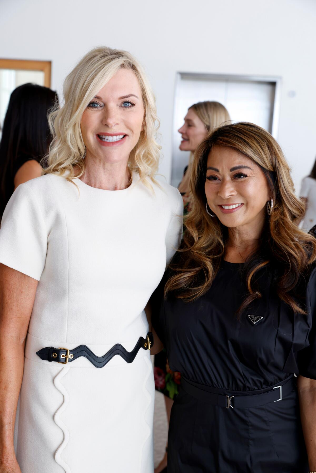 Karen Jordan and Irene Martino at the Second Harvest Food Bank of Orange County luncheon.