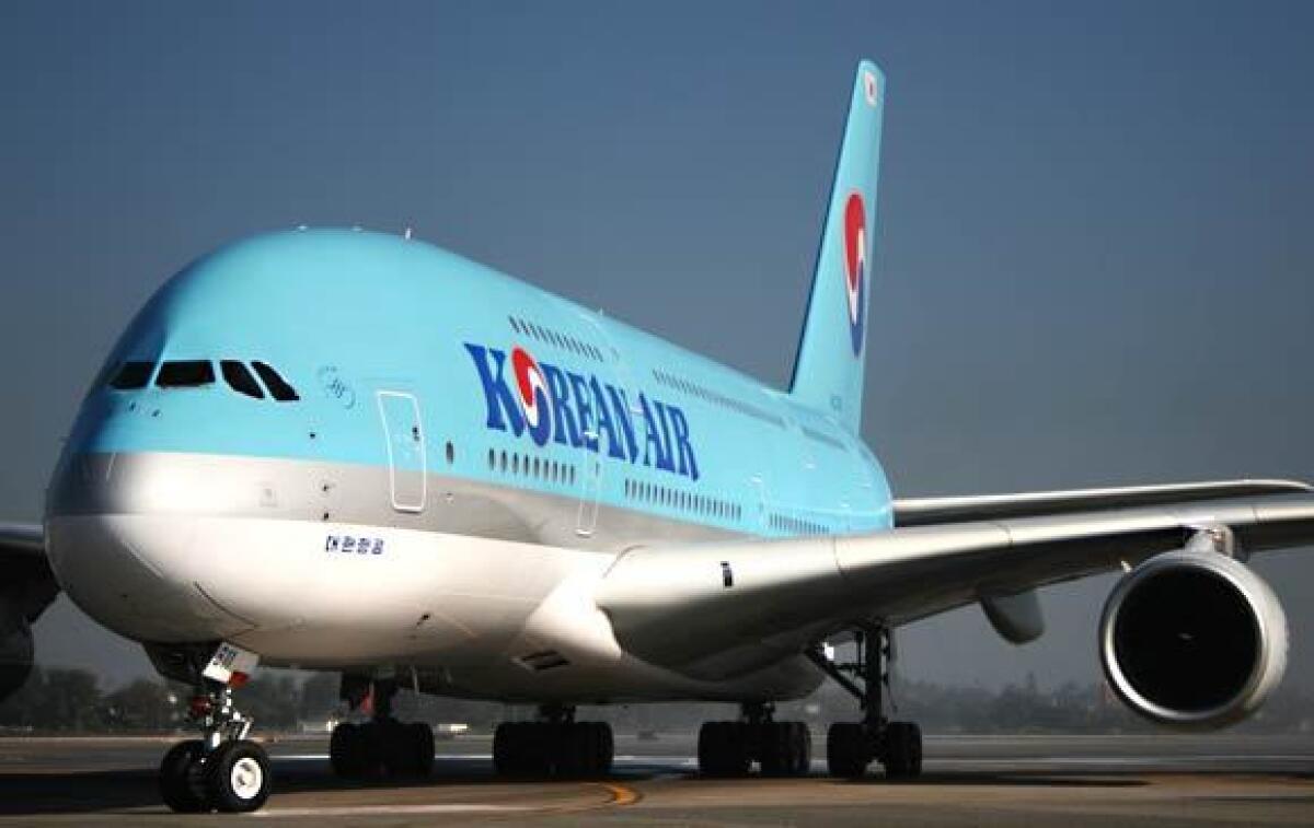 Korean Air's Airbus A380 is configured to seat 407 passengers in three classes, making it the lowest capacity commercial A380. By contrast, Air France can fit up to 538 passengers. Qantas has the second fewest seats with 450.