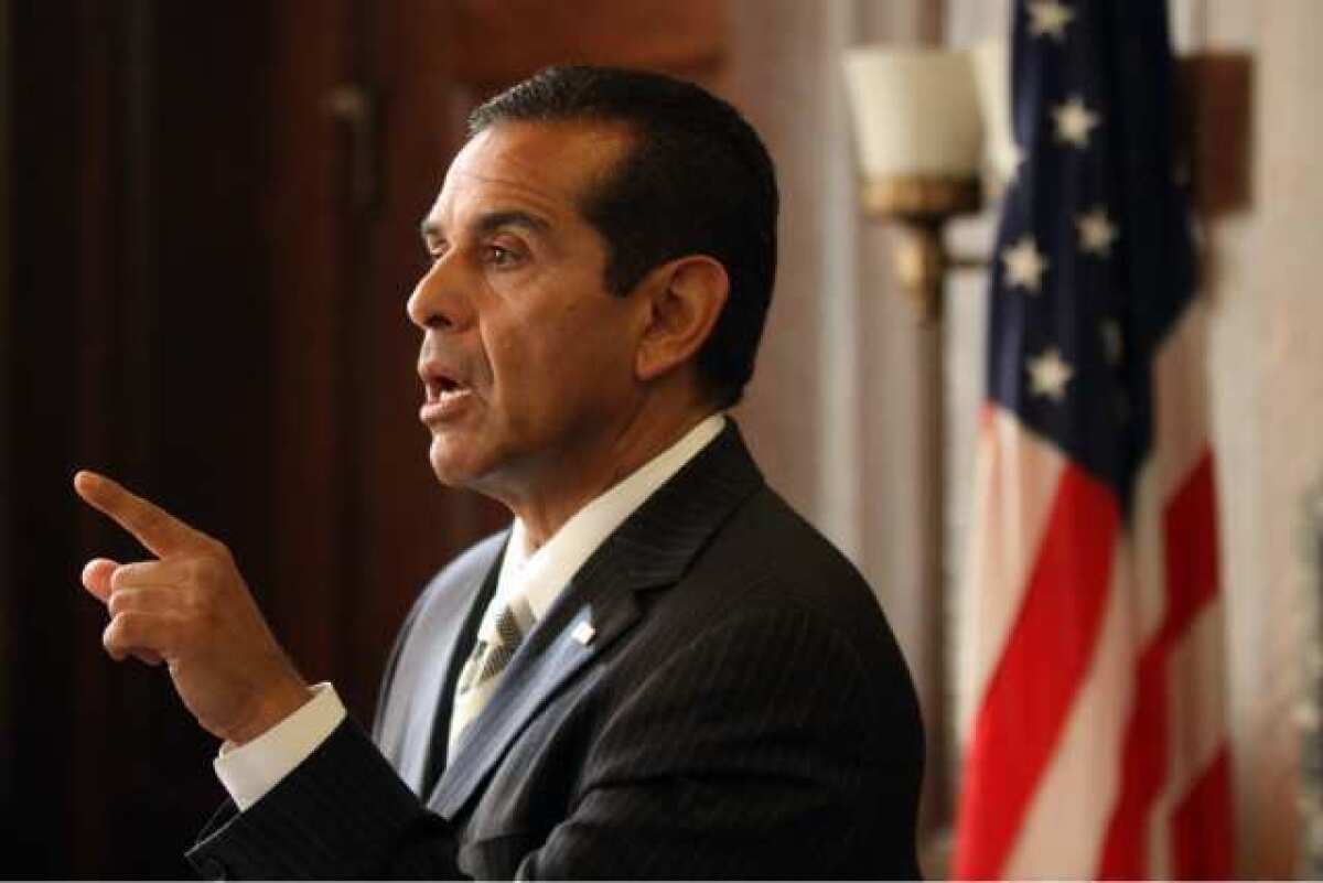 "This city has given me more than I could have ever hoped for," L.A. Mayor Antonio Villaraigosa told a radio host Tuesday.