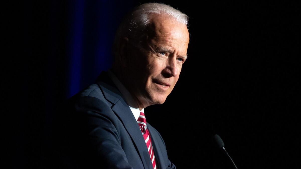 Former Vice President Joe Biden says he raised $6.3 million on the first day of his campaign.