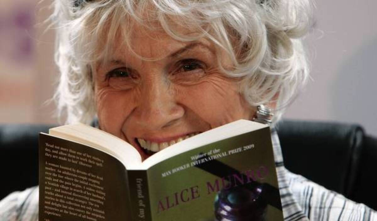 Canadian author Alice Munro in 2009. The Nobel laureate evokes the glory and heartache of ordinary lives in her short stories.