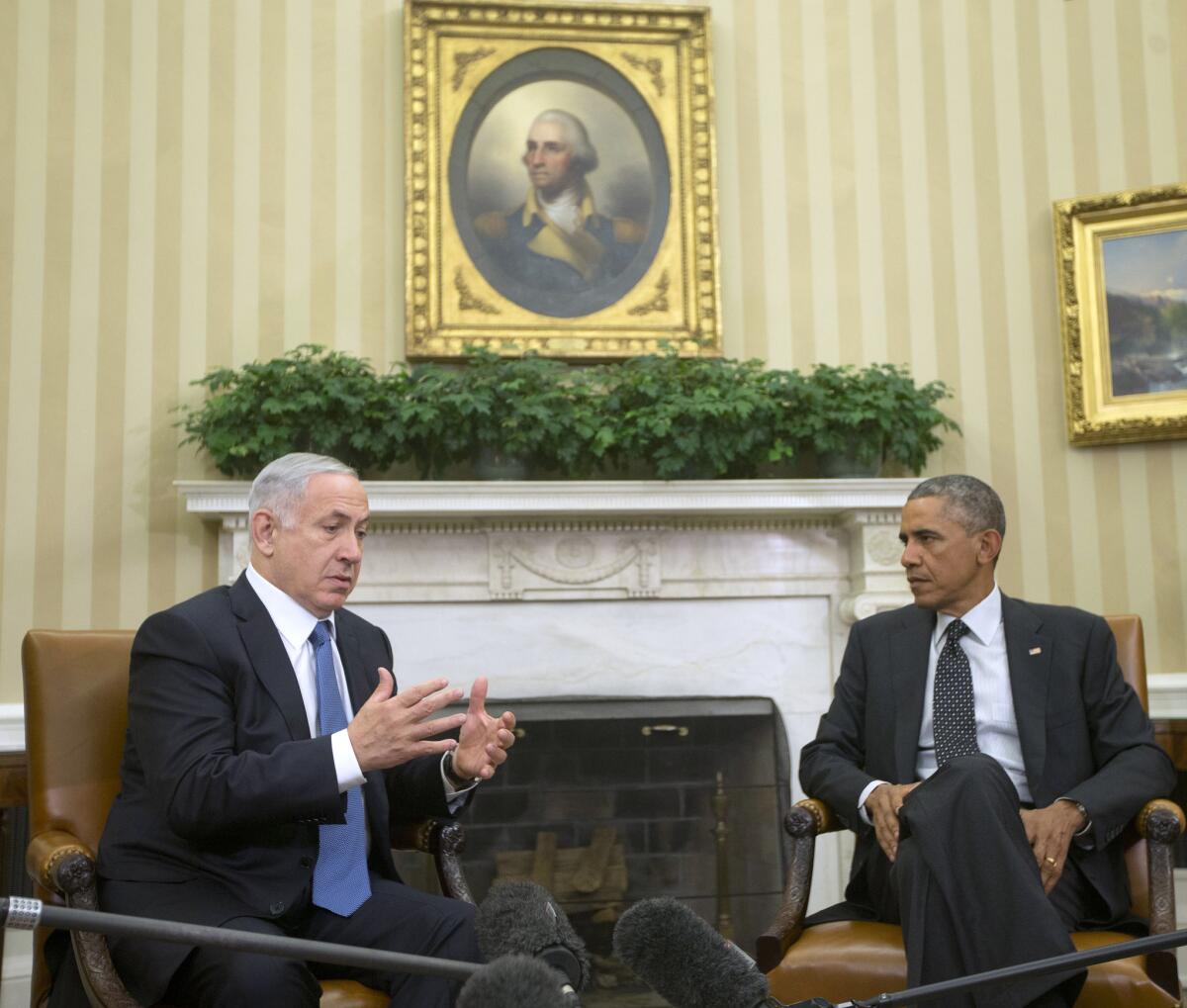 President Barack Obama meets with Israeli Prime Minister Benjamin Netanyahu in the Oval Office in September. Obama will not meet with Netanyahu when he travels to Washington in March.
