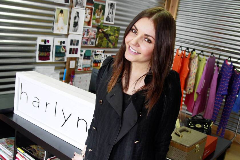 Designer Maria Stanley describes her Harlyn line as “sweet and feminine but quirky and nerdy too.”