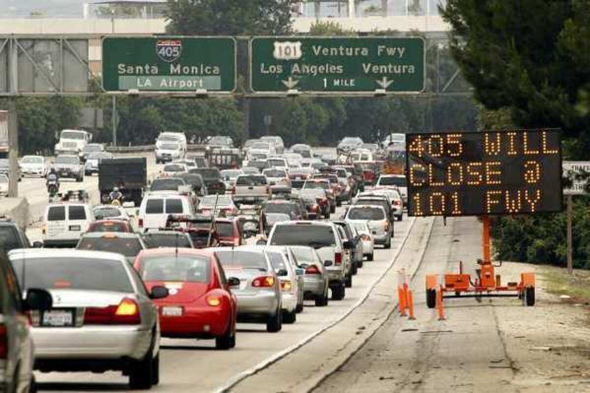Traffic piles up in Los Angeles. The U.S. ranks last in energy efficiency in the transportation sector, according to a new report from ACEEE.