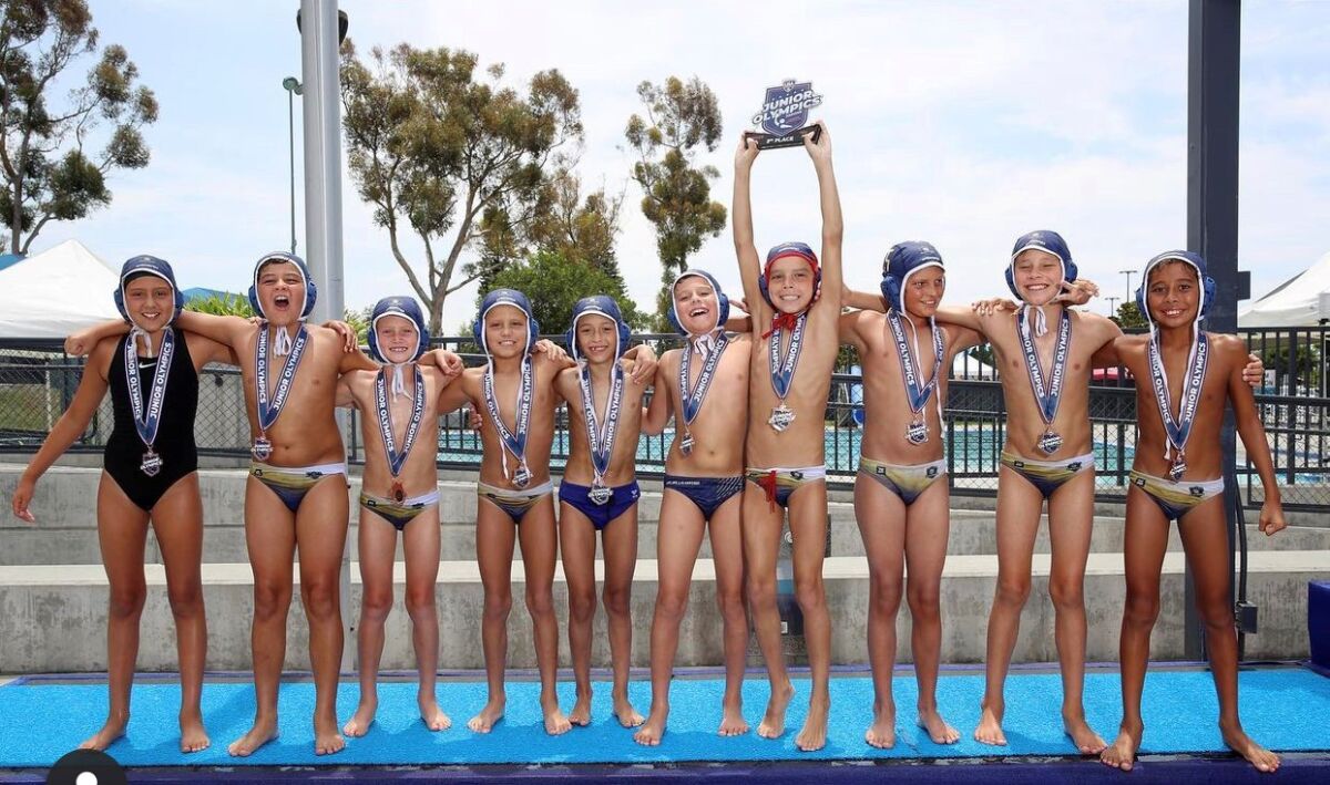 La Jolla United 10andyounger team takes bronze medal at USA Water