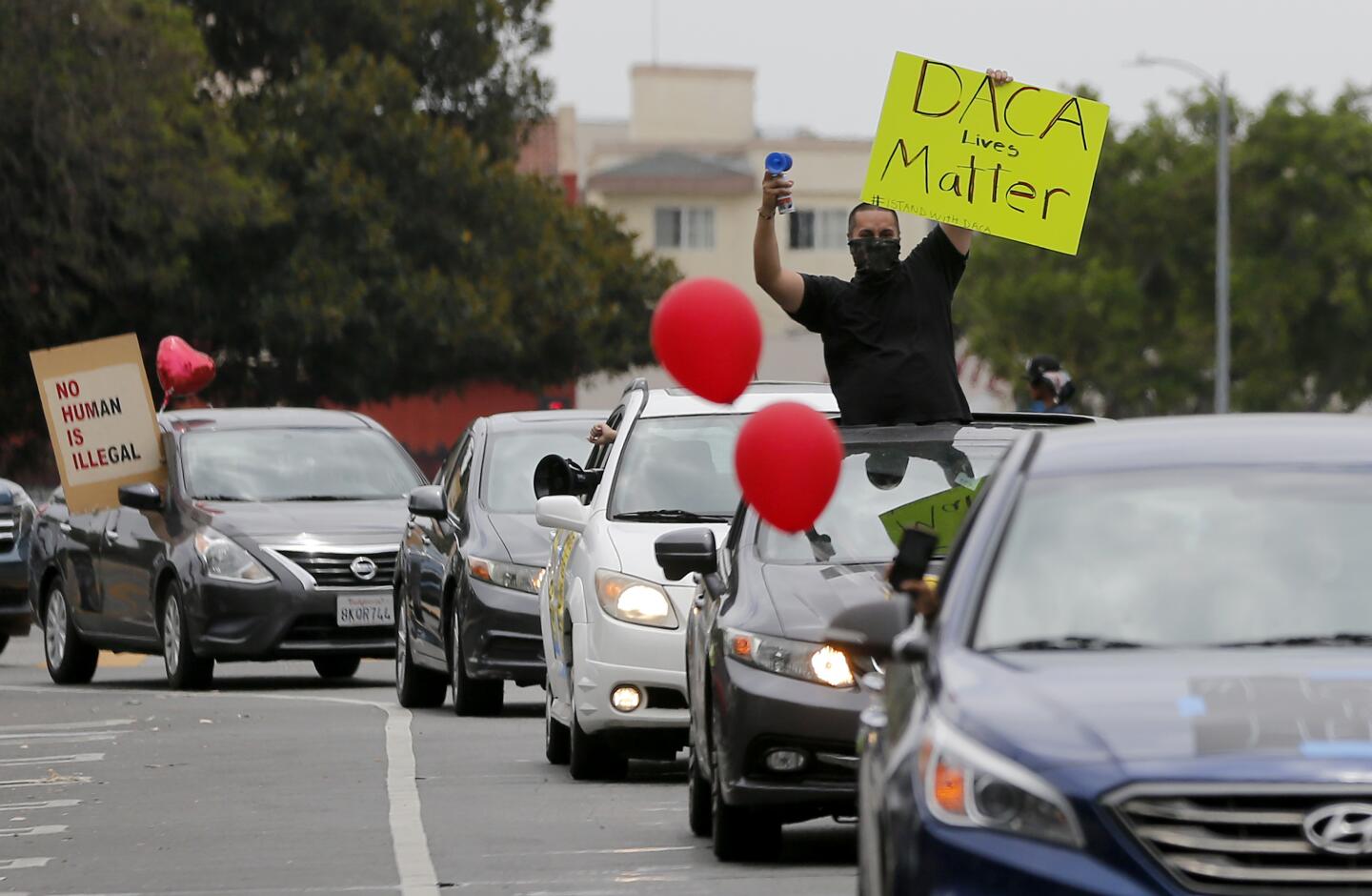 A celebration at MacArthur Park in Los Angeles.