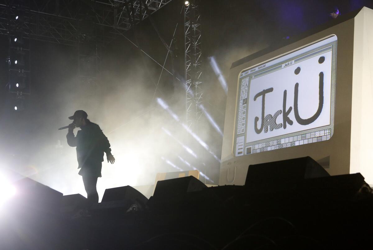 Jack U performs at Coachella on Friday night.