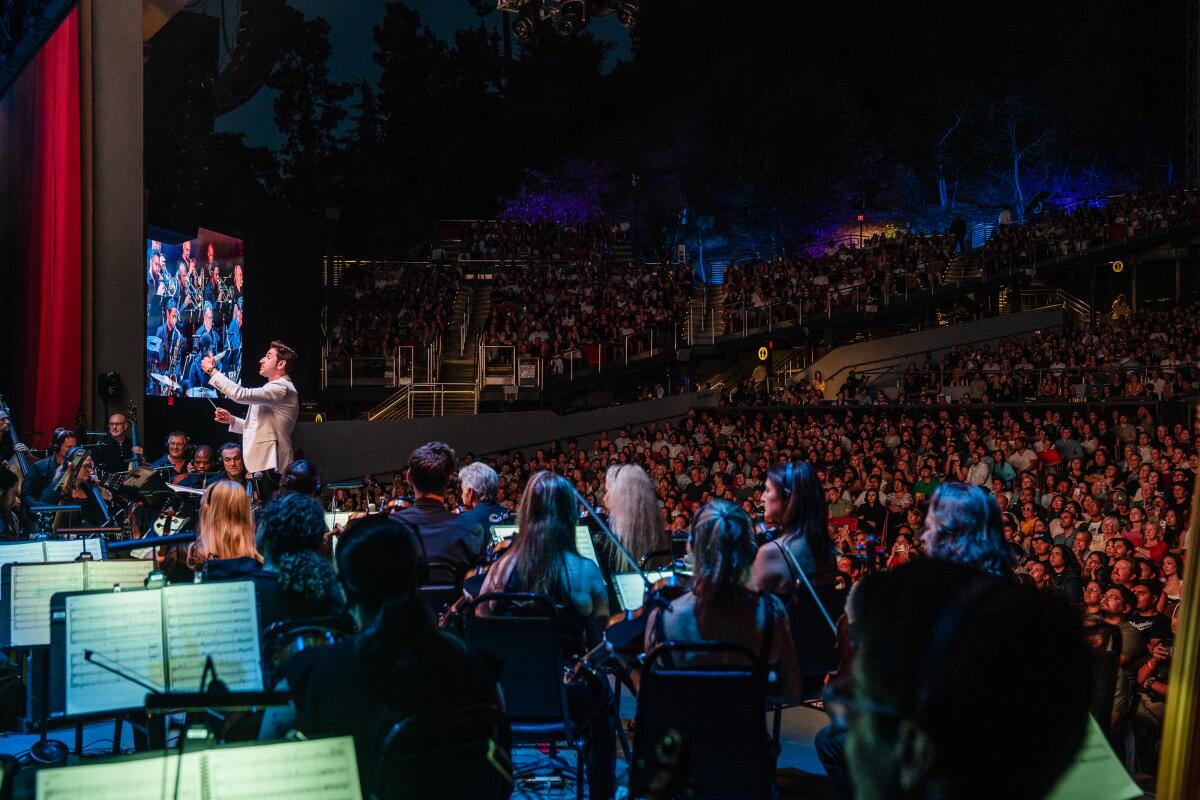 The 10th anniversary show featuring a full orchestra and jazz band performing the soundtrack of La La Land