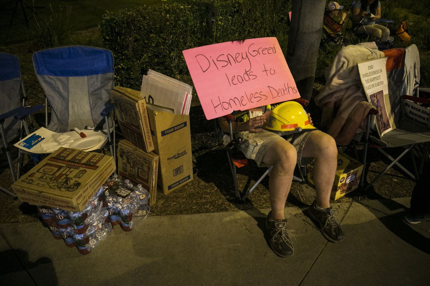 Homeless advocates rally in Anaheim