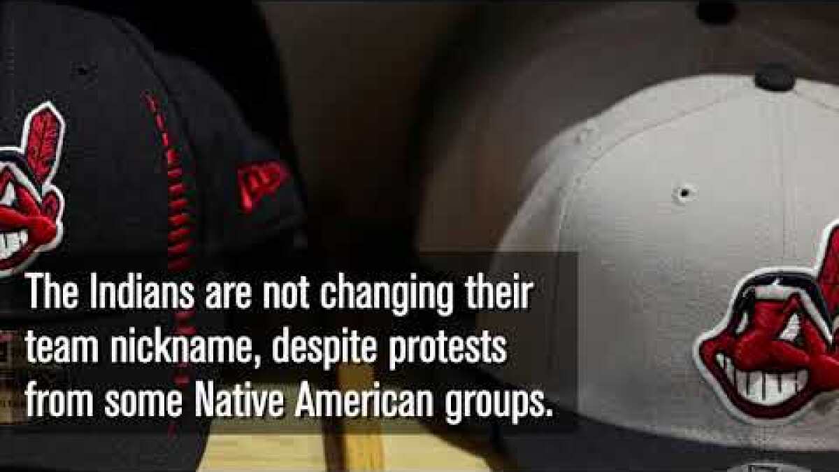 Native Groups Look to Retire the Cleveland Indians' Chief Wahoo