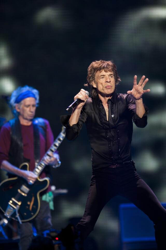 Rolling Stones concert at Staples Center - Los Angeles Times