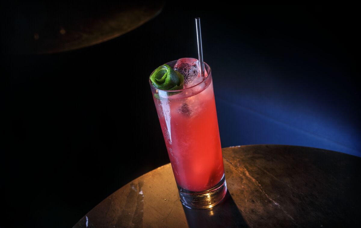 The Floradora mocktail at Redbird combines lime juice and homemade grenadine. Read the recipe.