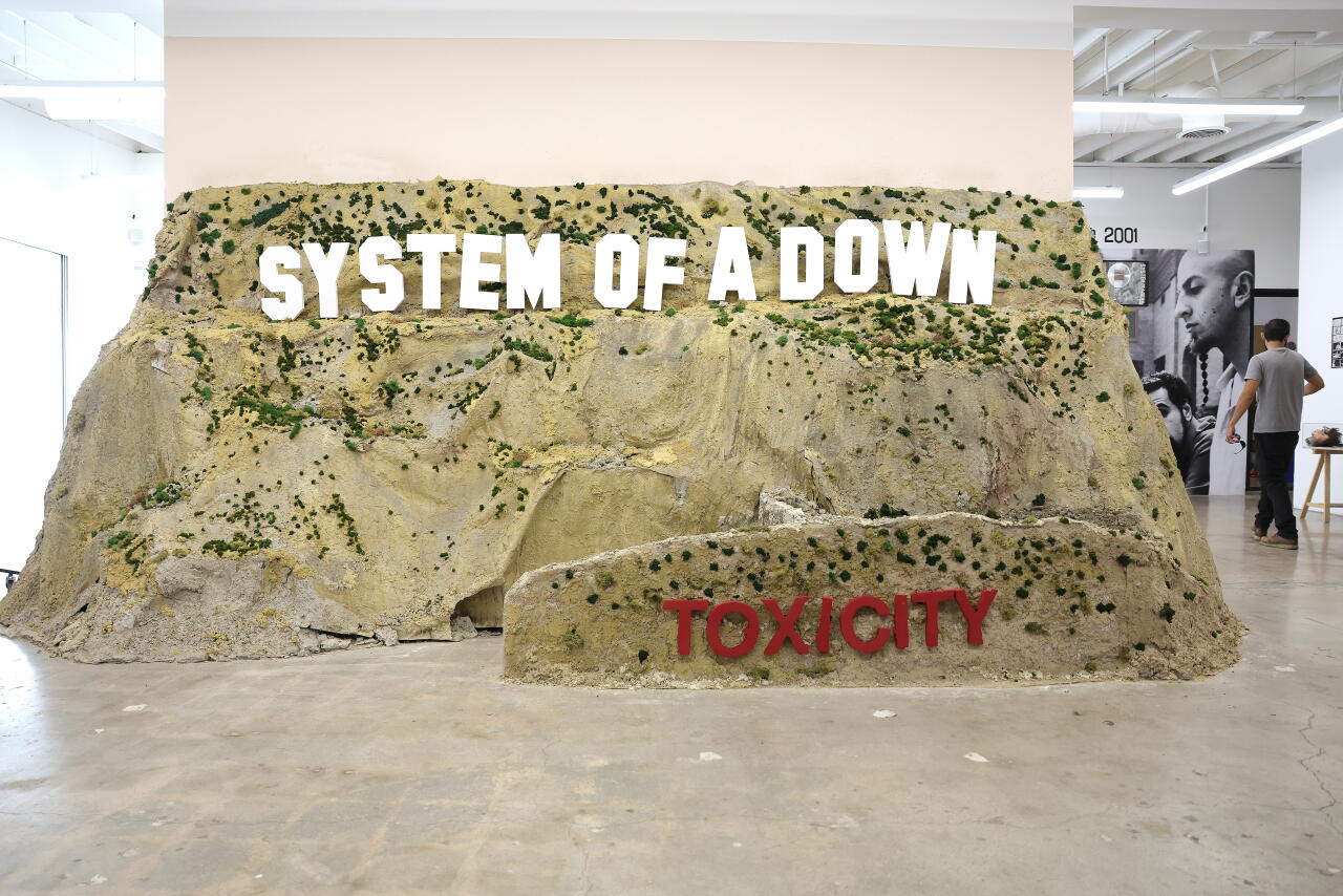 An anniversary exhibit for L.A. band System of a Down in honor of their seminal album, “Toxicity”