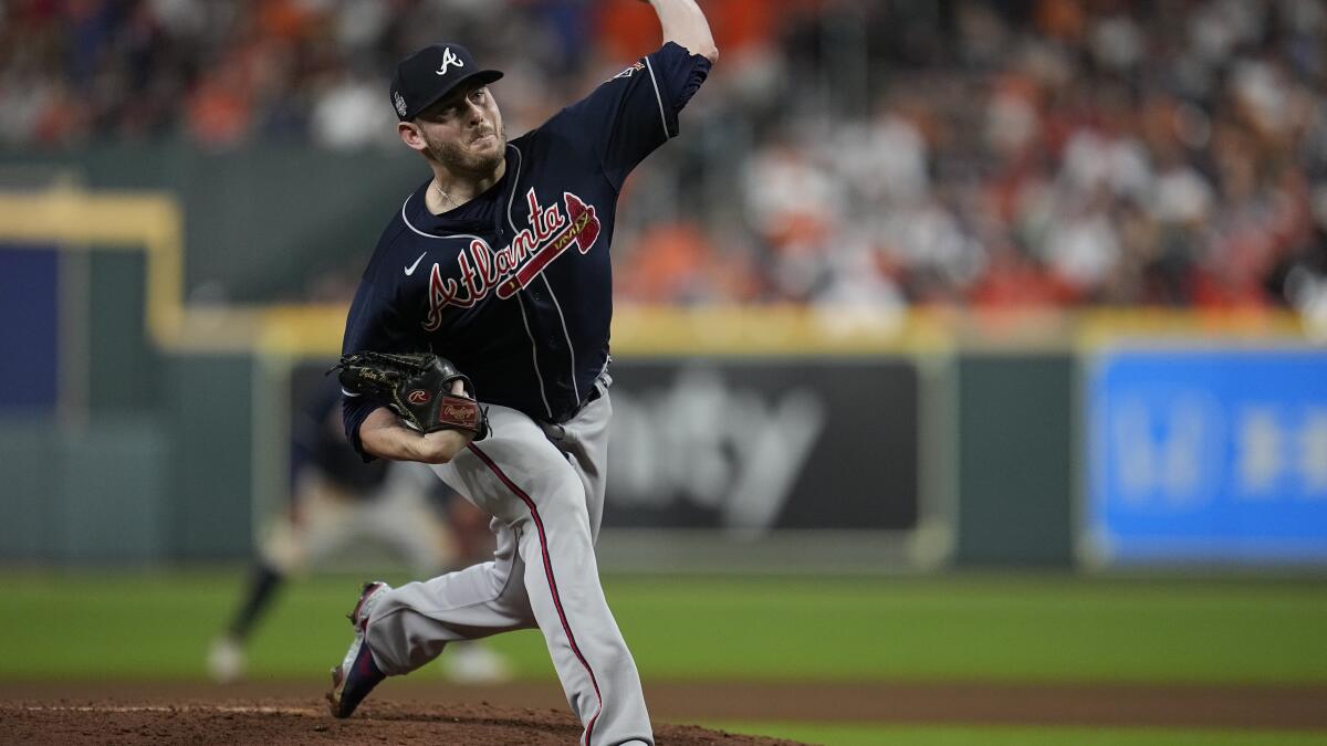 Braves pitcher has new 'Major League'-inspired jersey number