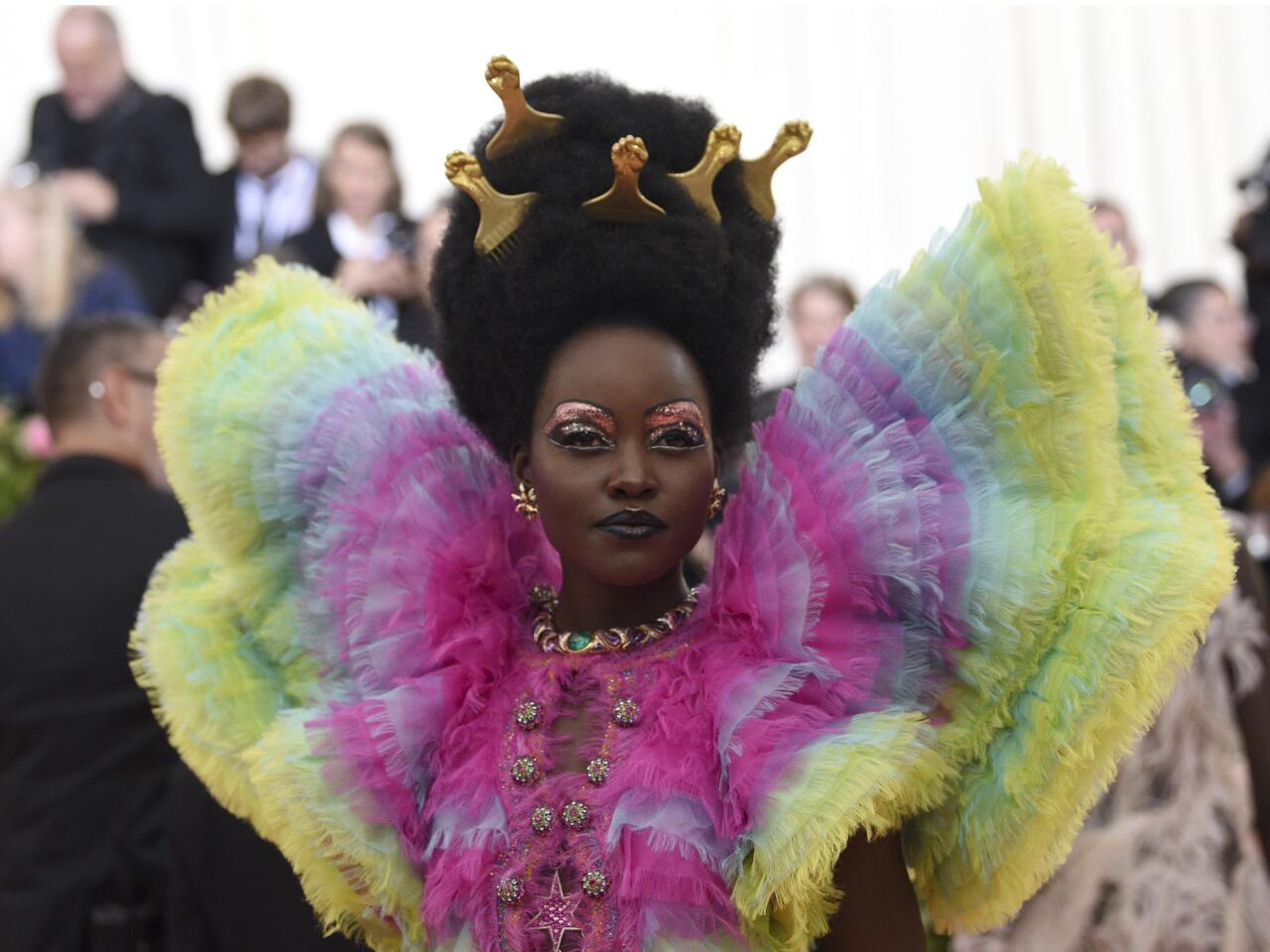 Lupita Nyong'o attends the Metropolitan Museum of Art's benefit for its Costume Institute on May 6 in New York.