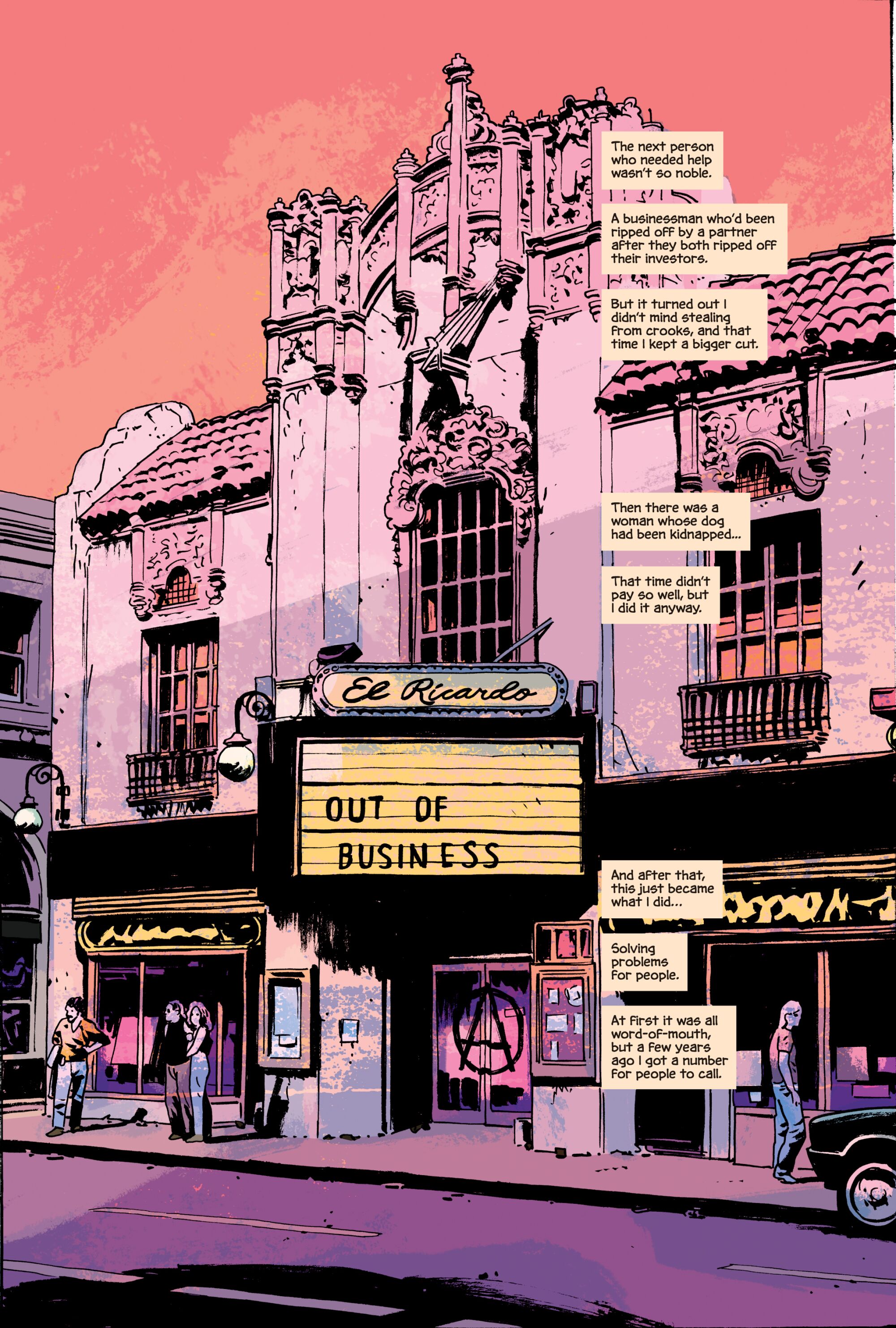 A page from "The Ghost in You" by Ed Brubaker and Sean Phillips
