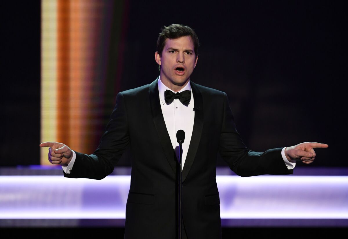 Ashton Kutcher at the 23rd Screen Actors Guild Awards in 2017.