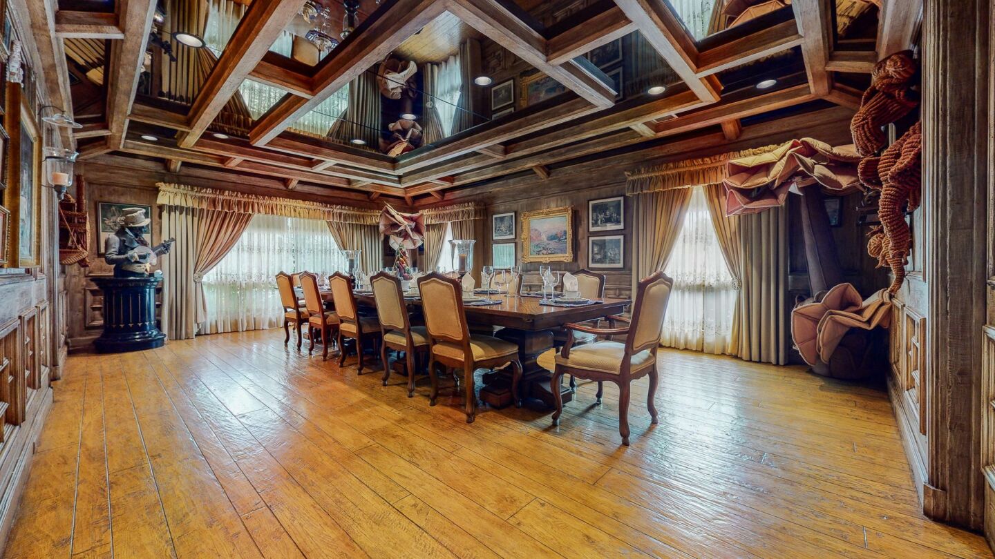 The dining room.