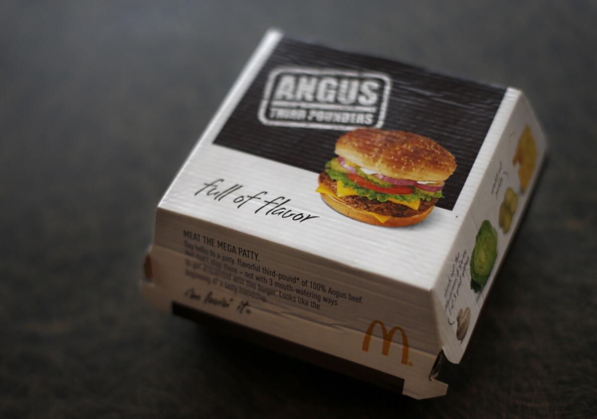 McDonald's blamed its sales slip on the effects of the 2012 leap year.