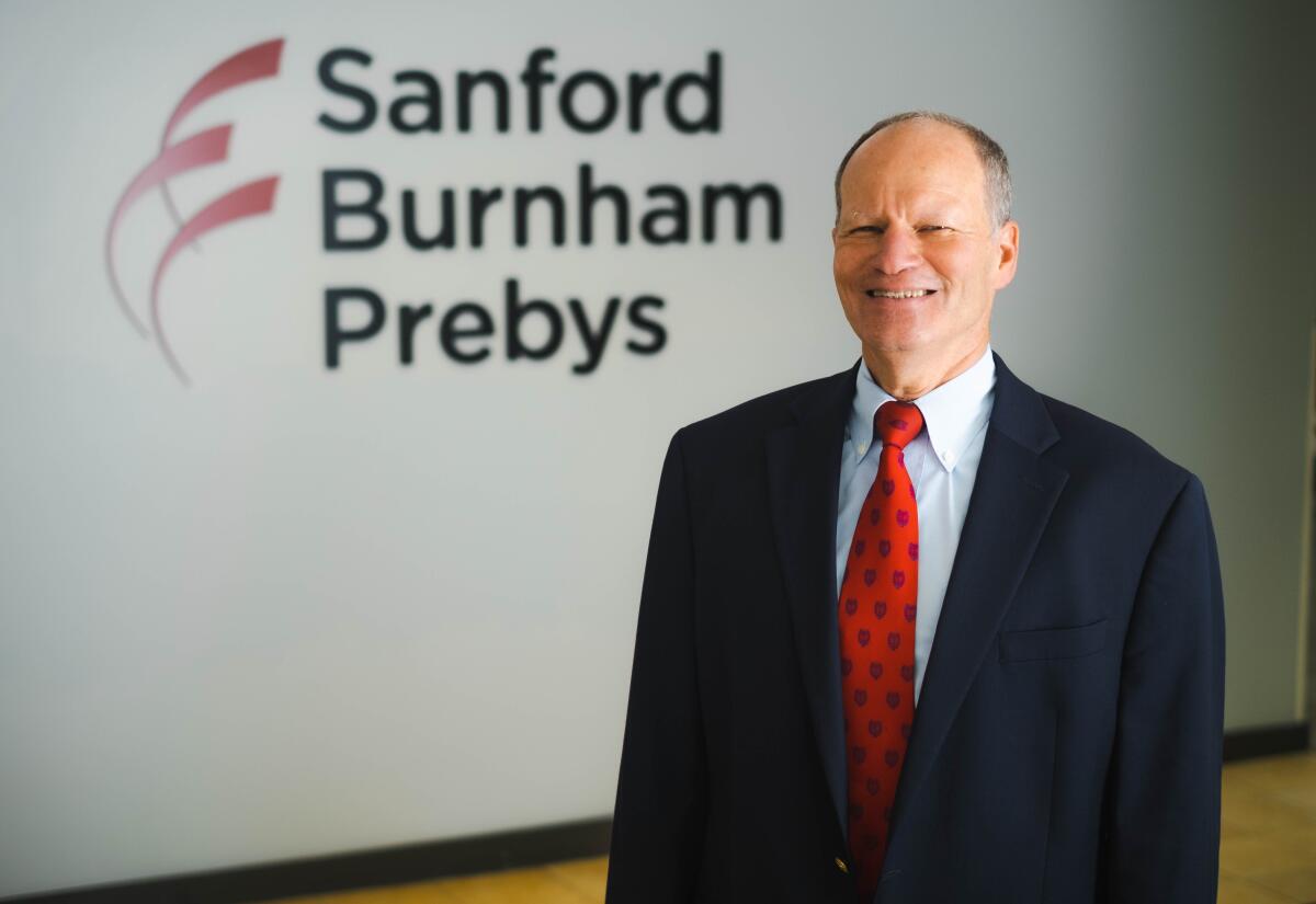 David Brenner, president and chief executive of La Jolla's Sanford Burnham Prebys