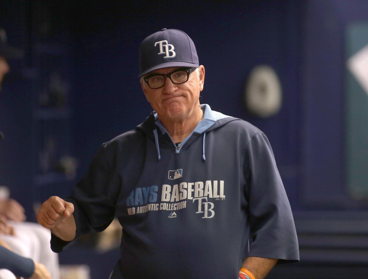 Tampa Bay Manager Joe Maddon said Tuesday that he expects to discuss a contract extension with the Rays this winter.