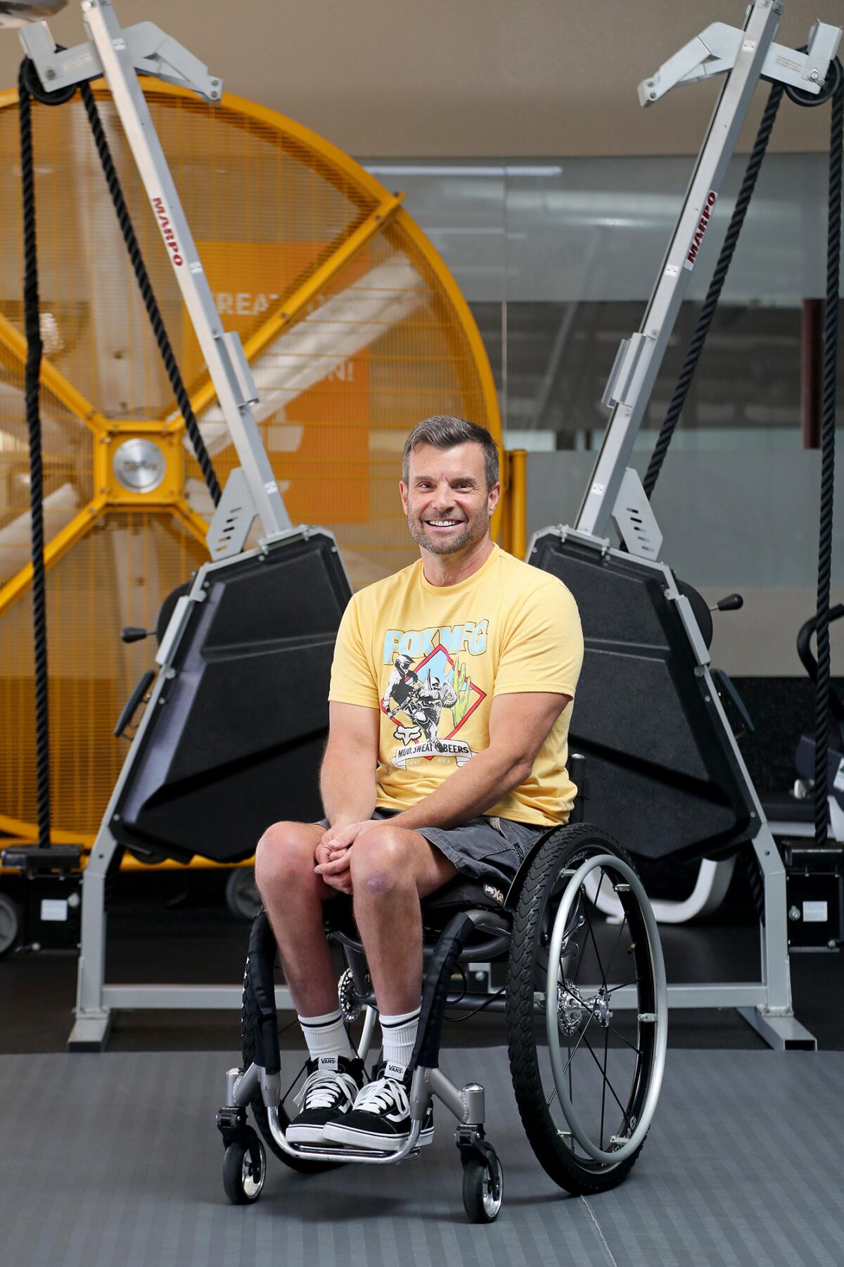 Paul Ferguson, a t12 paraplegic who has been wheelchair-bound for 18 years, said he has transformed his life.