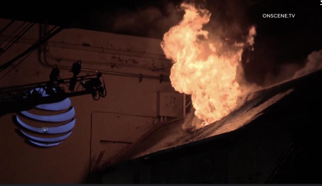 Fire at AT&T facility knocks out 911 system in SoCal city - Los Angeles ...