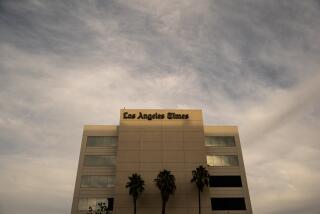EL SEGUNDO, CALIF. - OCTOBER 16: The Los Angeles Times building and newsroom along Imperial Highway on Wednesday, Oct. 16, 2019 in El Segundo, Calif. (Kent Nishimura / Los Angeles Times)