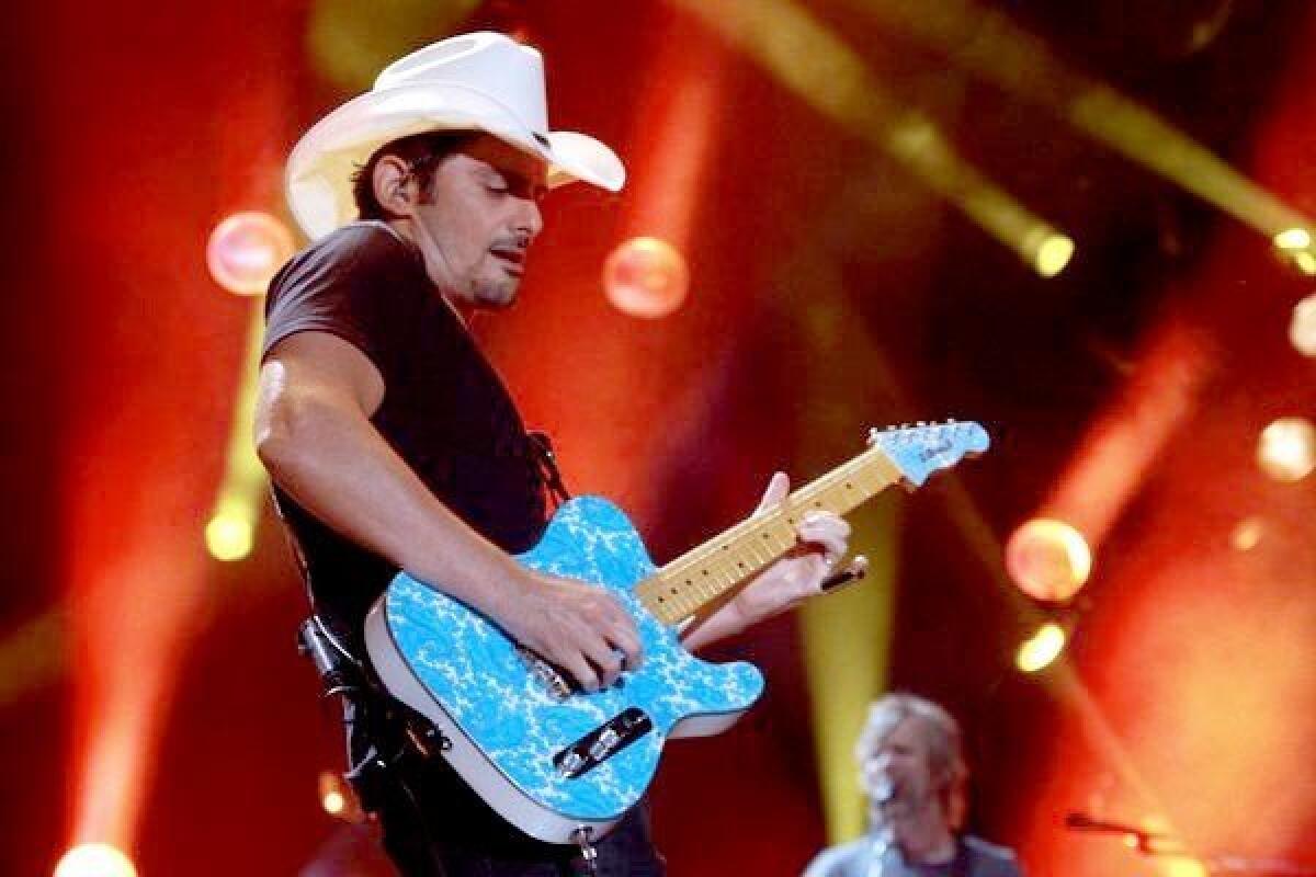 Brad Paisley performs at the 2013 CMA Music Festival on June 9 in Nashville.