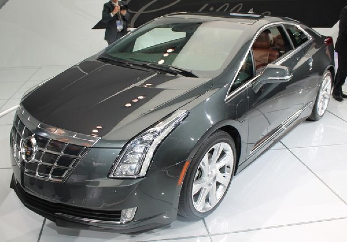Cadillac unveiled the all-new ELR plug-in hybrid on Tuesday at the Detroit Auto Show. The car is loosely based on the Chevy Volt.