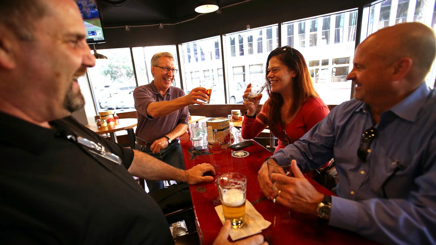 Self-serve beer on tap