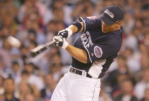 Josh Hamilton in the Home Run Derby 3rd round., 2008 All-Star Game News  Photo - Getty Images