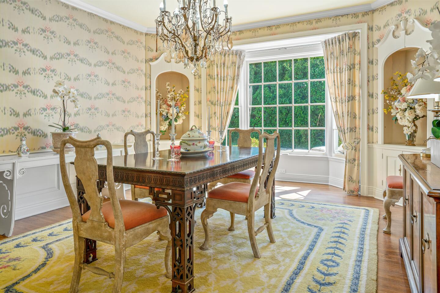 The formal dining room.