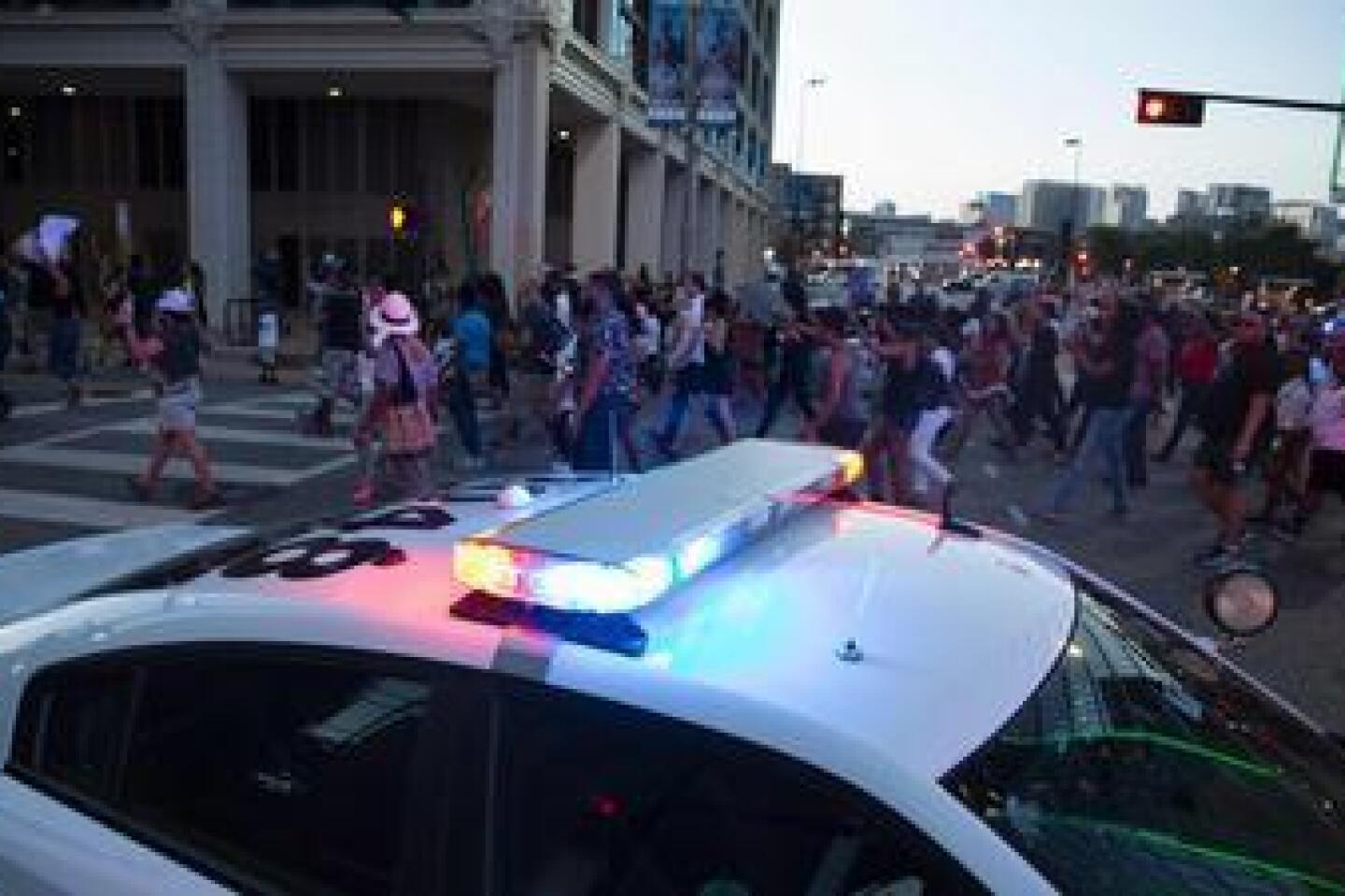 Dallas police protest