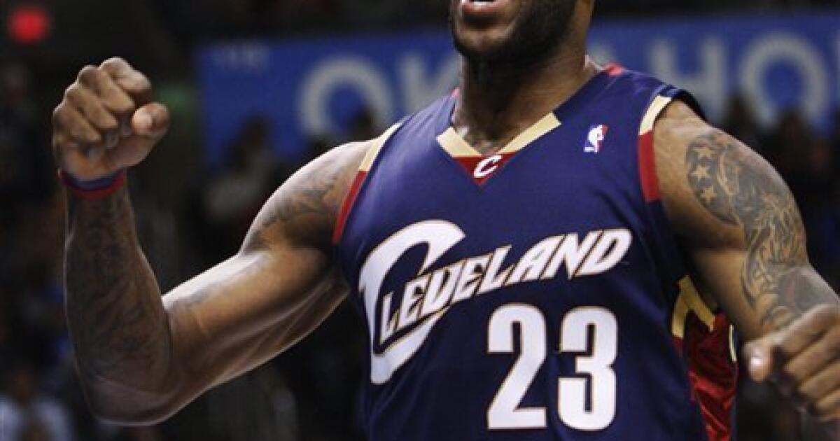 Image of new Cleveland Cavaliers 'The Land' jersey leaks online