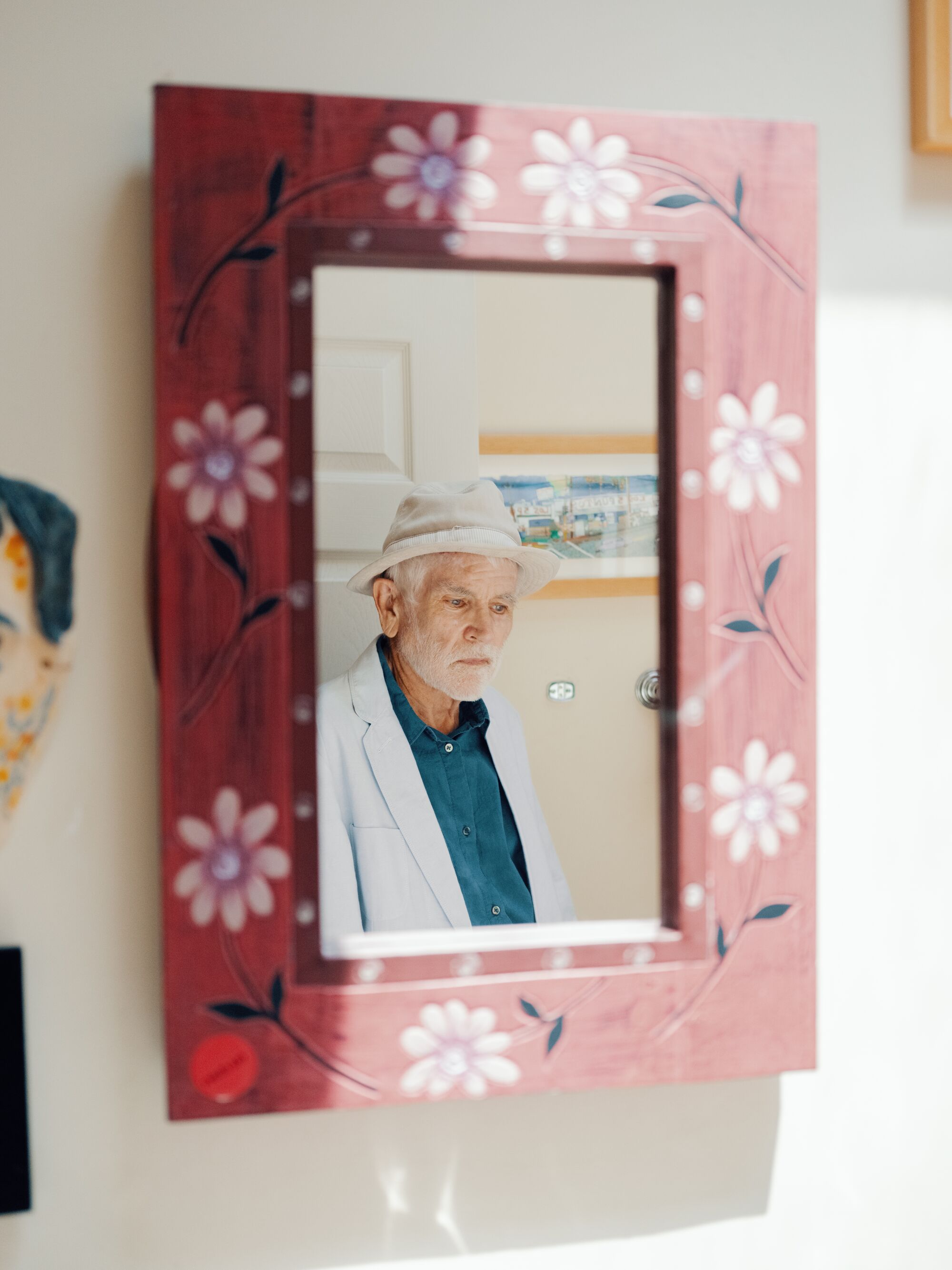 Mike Davis en su casa de San Diego el 12 de julio de 2022.