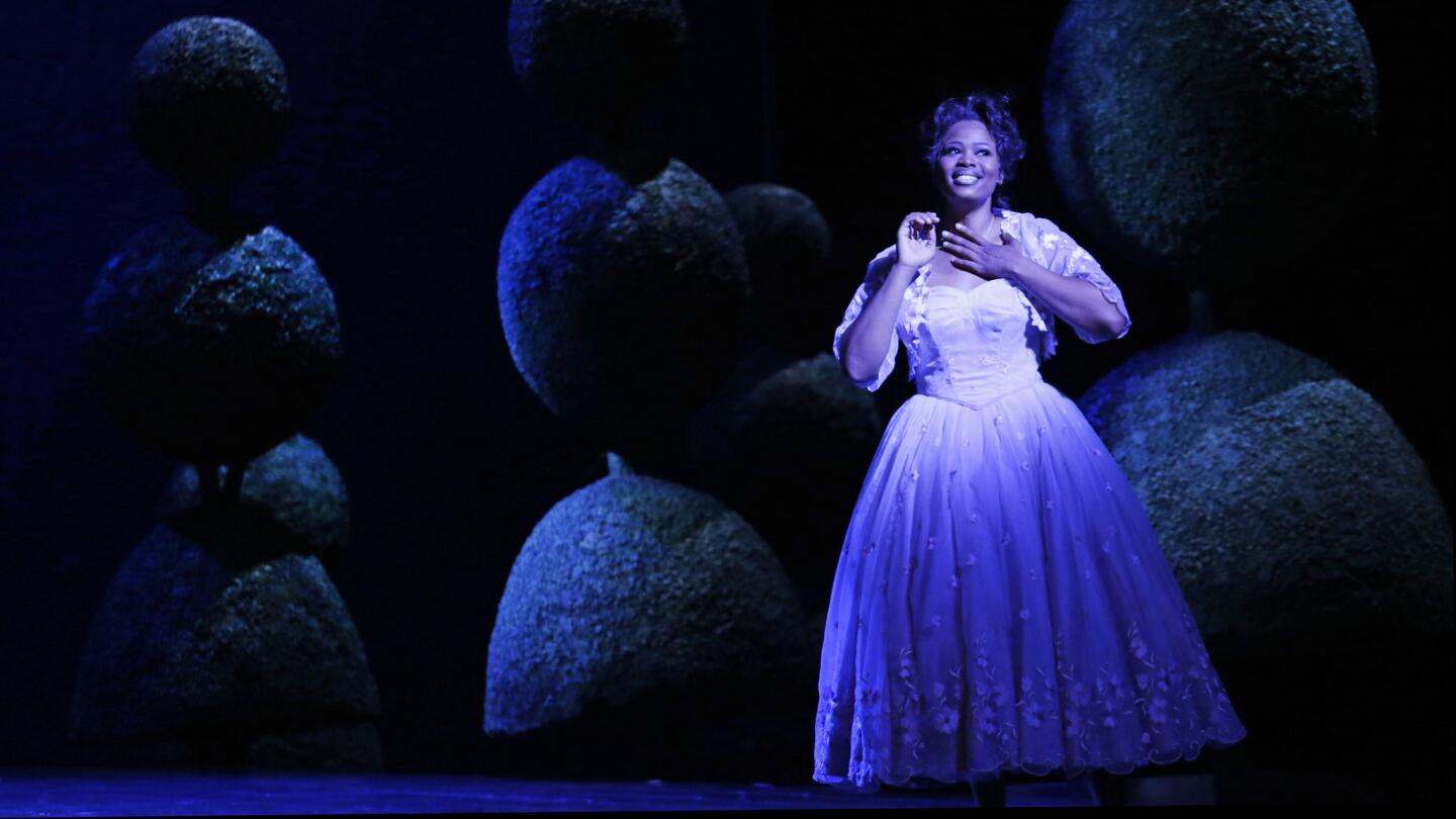 Pretty Yende as Susanna in LA Opera's production of Mozart's "The Marriage of Figaro" at the Dorothy Chandler Pavilion.