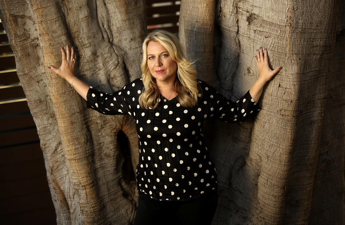 Cheryl Strayed, the author of "Wild," at Roxbury park in Beverly Hills.