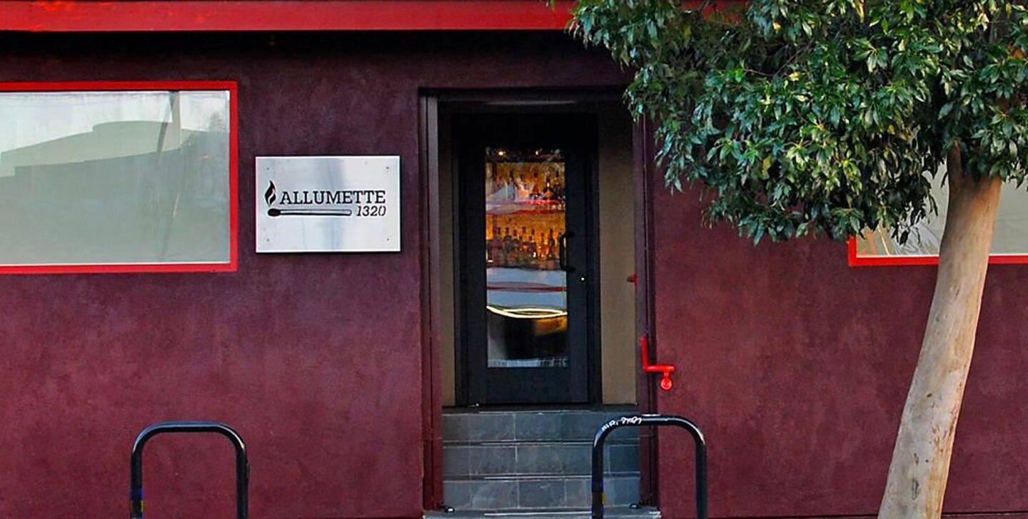 Allumette is on the Echo Park Avenue site of the former Allston Yacht Club, where chef Miles Thompson once had a pop-up restaurant.