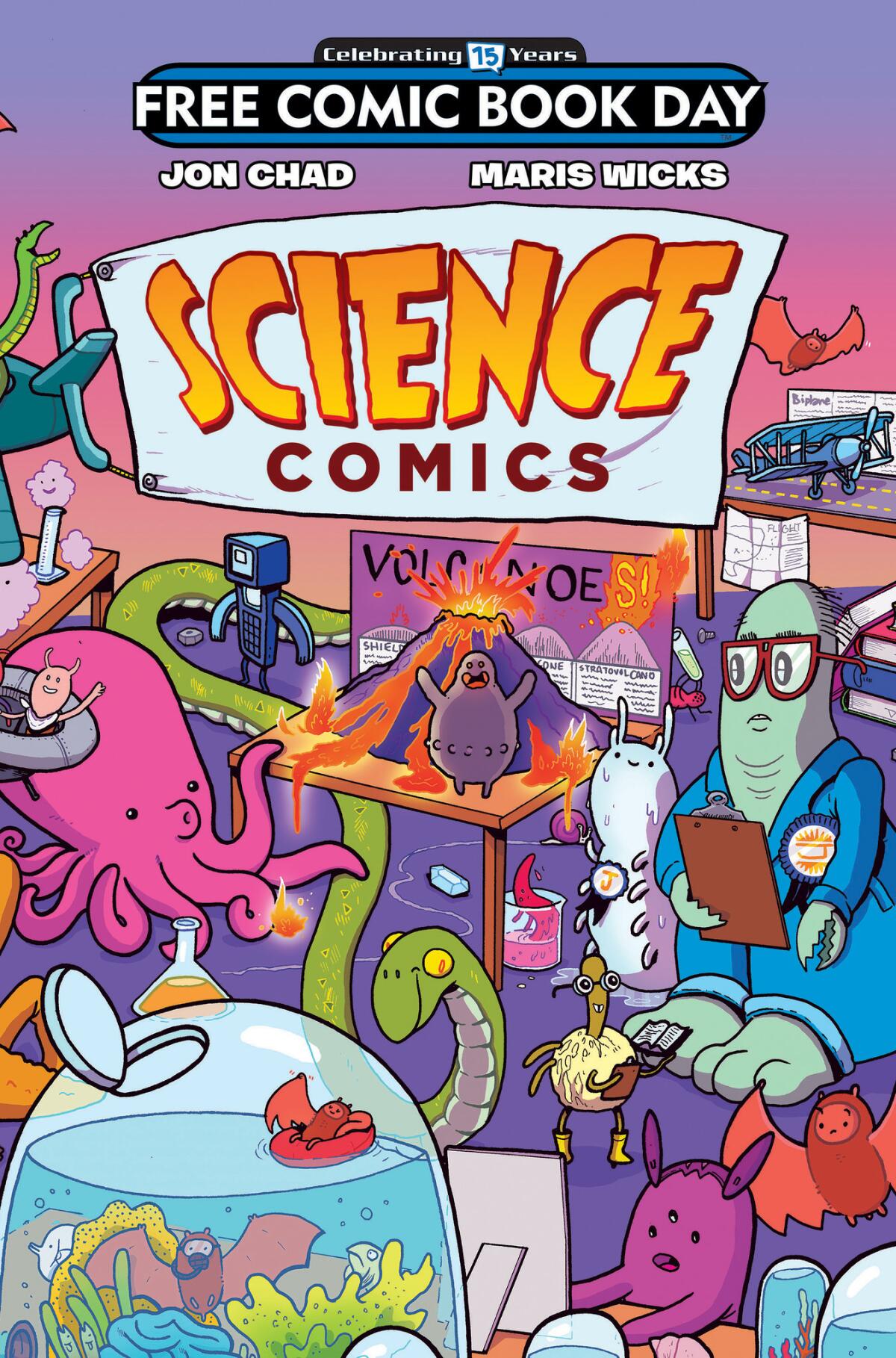 "Science Comics" FCBD edition by Maris Wicks and Jon Chad. (First Second)
